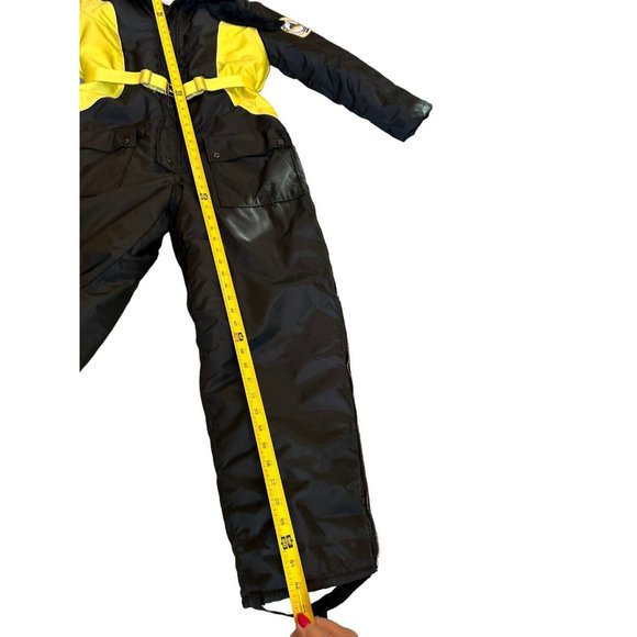 Vtg Walls Blizzard Pruf Insulated Polaris Snowsuit Faux Fur Collar, Medium - Picture 9 of 16